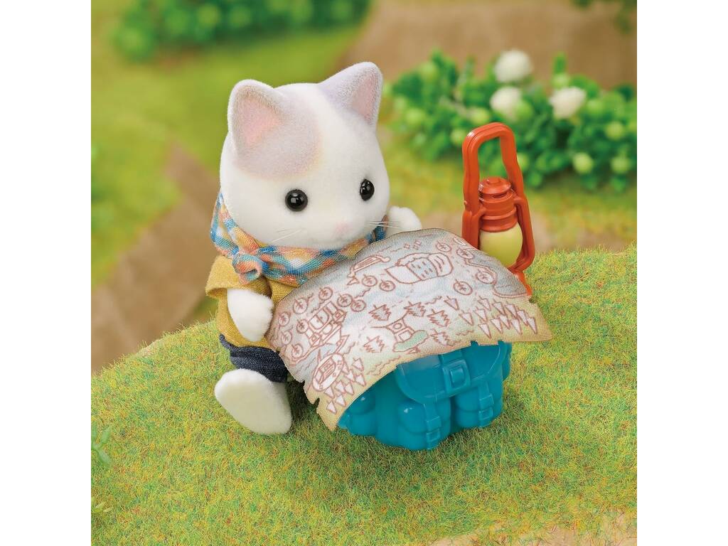 Sylvanian Families Set Exploradores Hermanos Gato Latte de Epoch para imaginar 5763