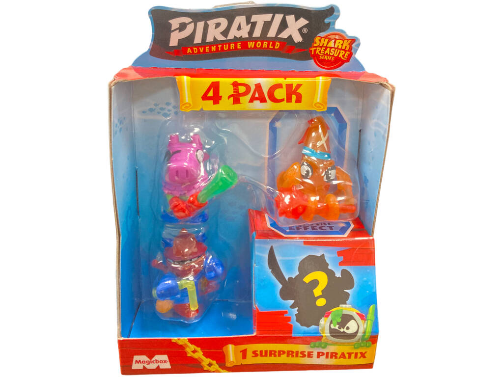 Piratix Shark Treasure Pack 4 figure Magic Box PPX2B412IN00