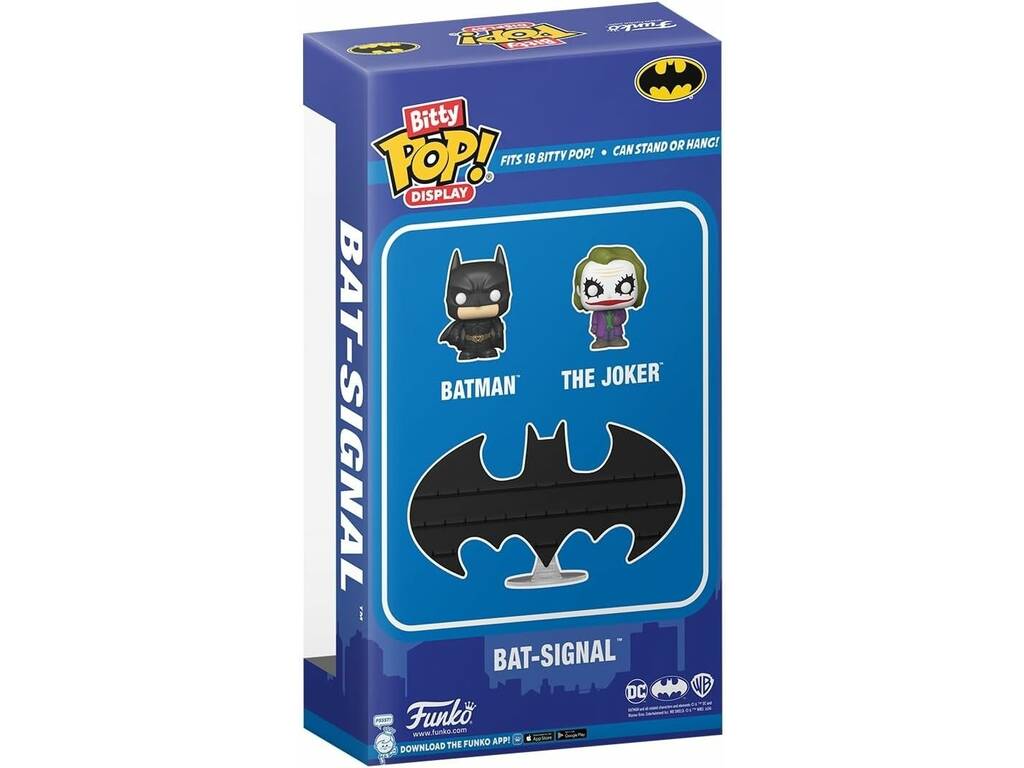 Funko Pop Bitty Batman Display Bat-Signal mit 2 Exklusiven Figuren 81290