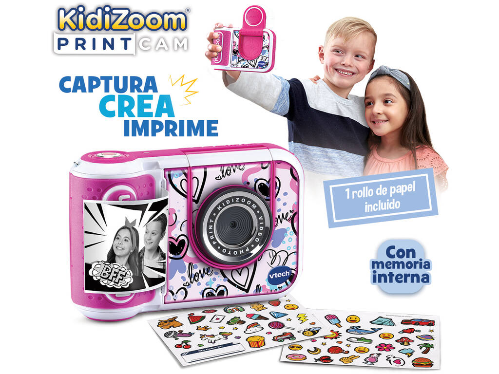 KidiZoom Print Cámara Rosa Vtech 80-549157