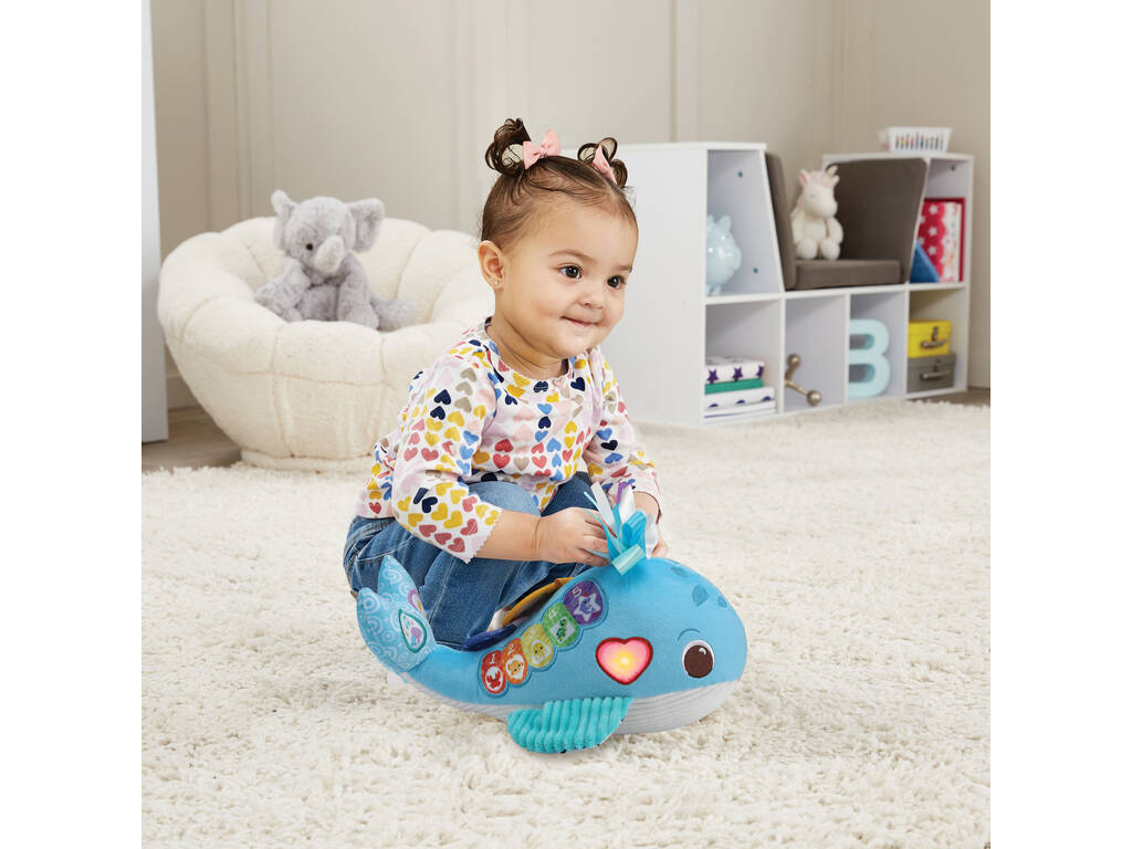 Peluche Sensorial Marina La Ballena Bebé Eco Vtech 80-562822