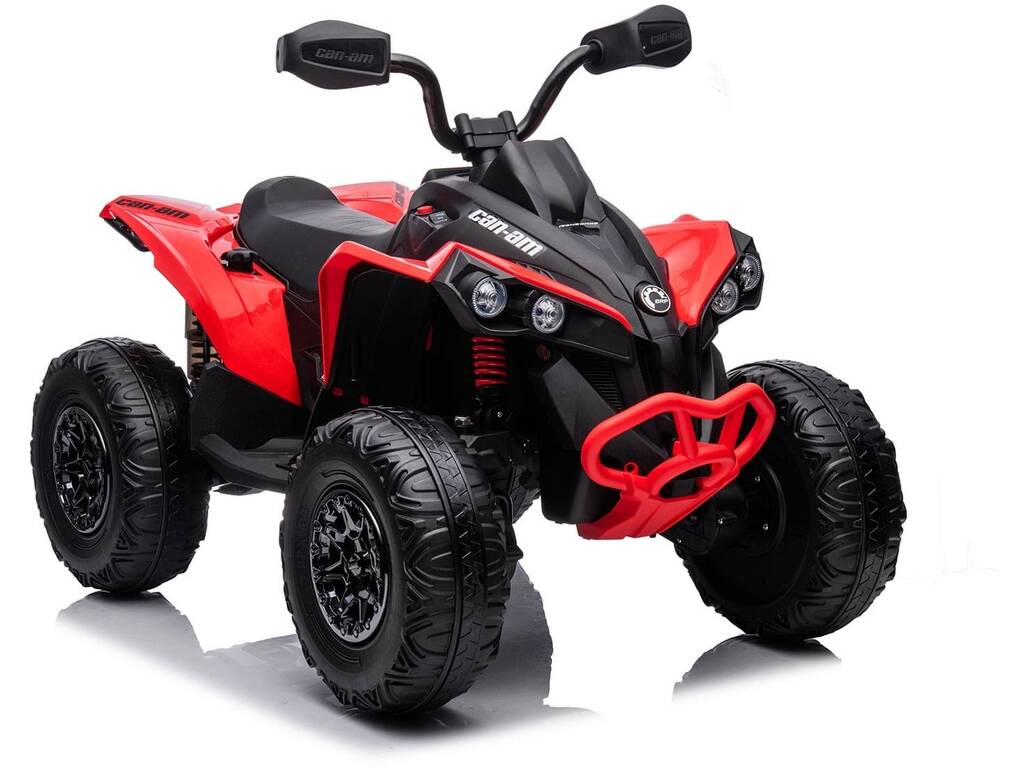 Quad a batteria rossa da 12V con Auto Radiocomandata e Luci