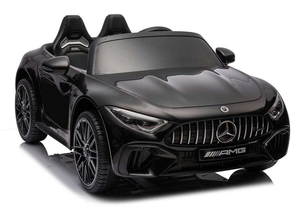 Coche Descapotable Mercedes AMG SL63 Negro de 12V con Radio Control