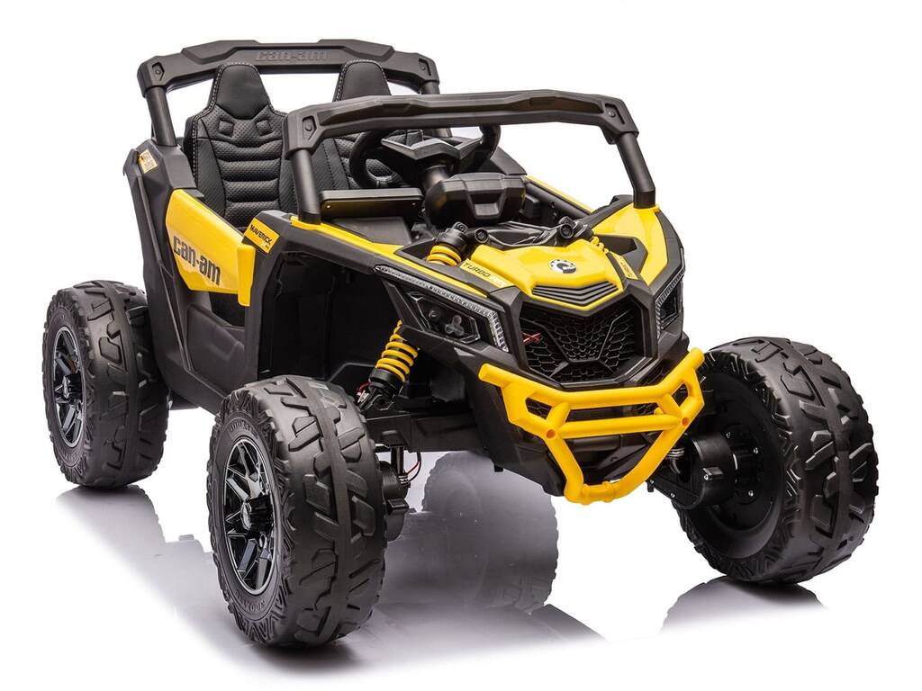 Coche Descapotable Buggy Maverick Amarillo de 24V con Radio Control