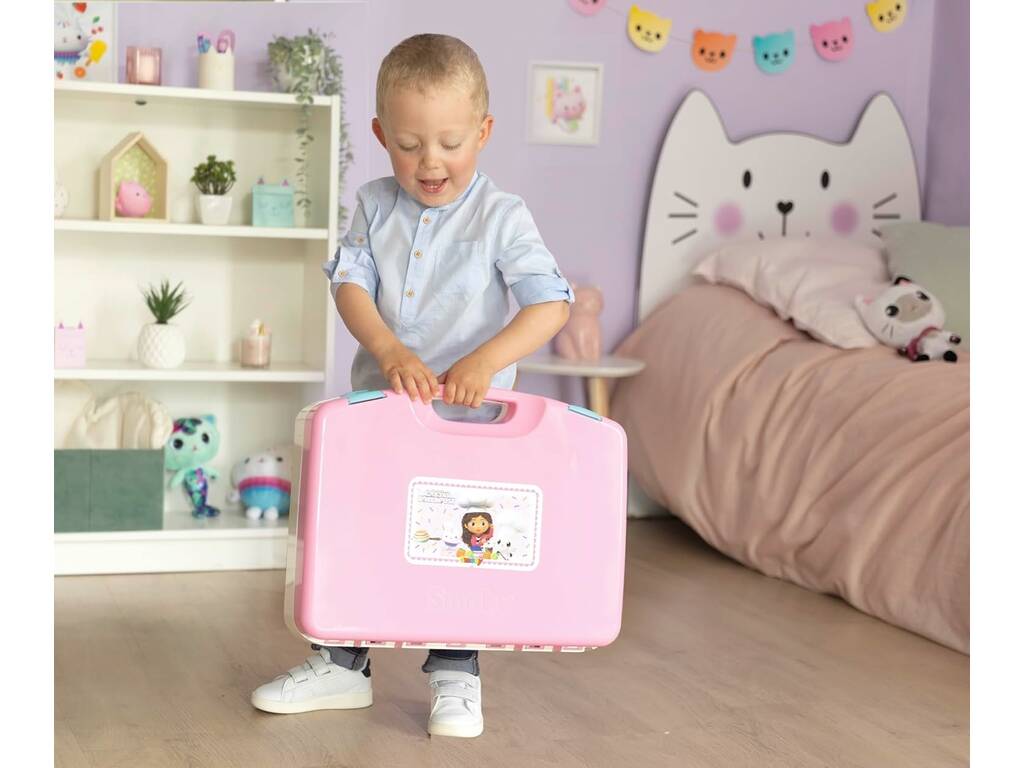 Cuisine de la maison de poupée de Gabby avec 16 accessoires