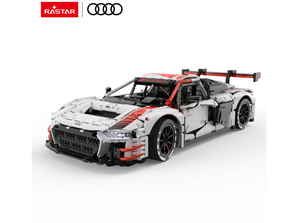 Audi R8 LMS GT3 Blanco Radio Control 1:8 Construible de 3322 Piezas