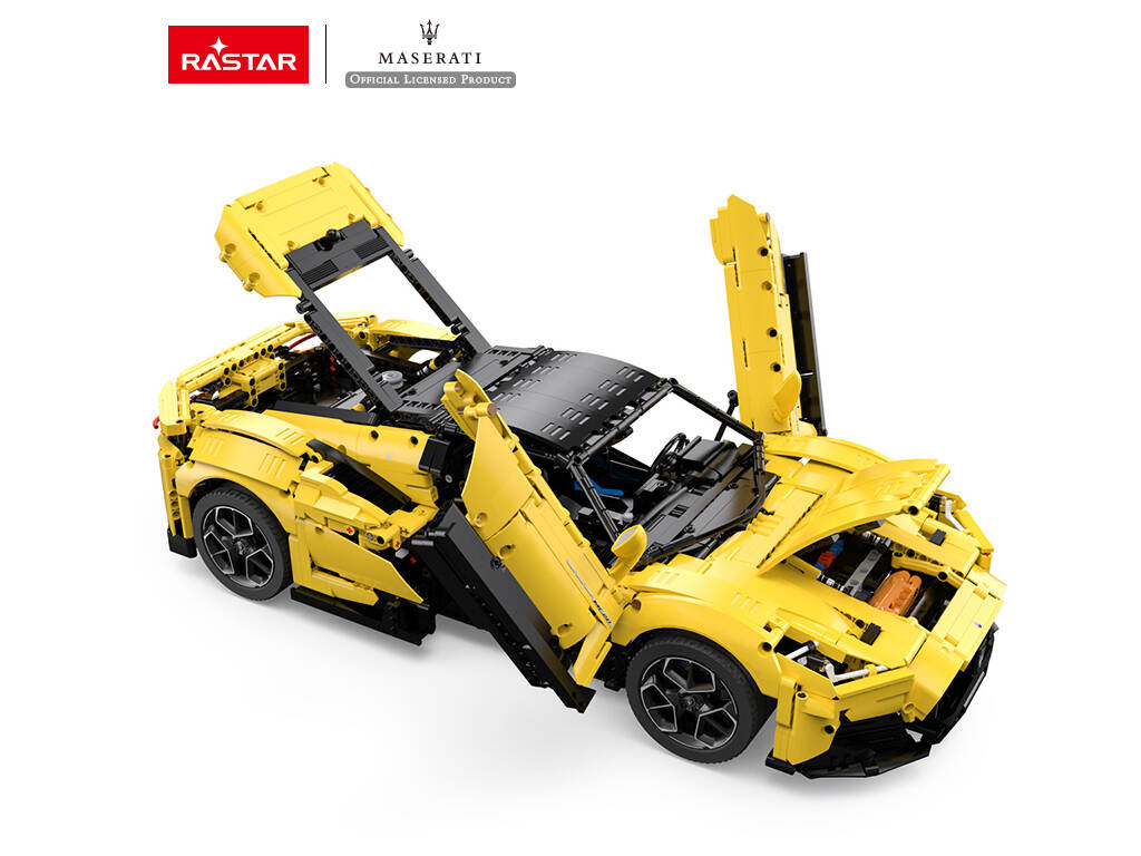 Maserati MC20 Amarillo Radio Control 1:8 Construible de 3466 Piezas