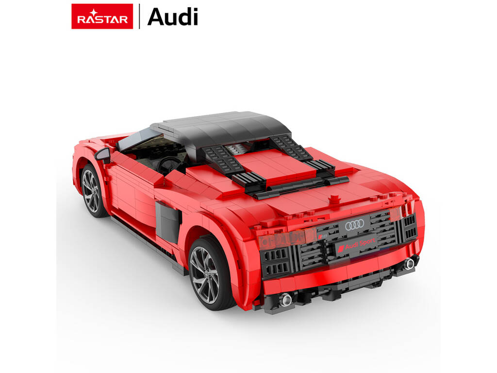 Audi R8 Spyder Rojo 1:14 Construible de 1440 Piezas