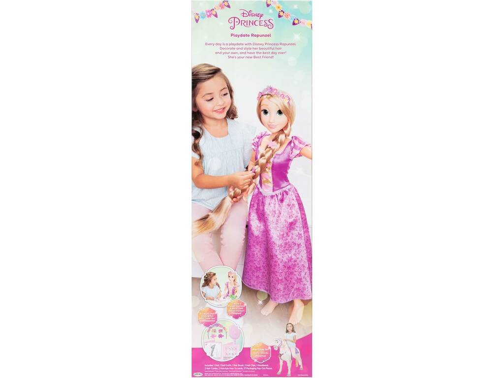 Princesas Disney Boneca Rapunzel de 81 cm