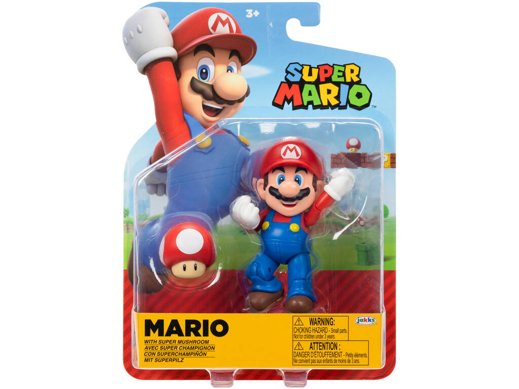 Super Mario Figura Articulada de 10 cm