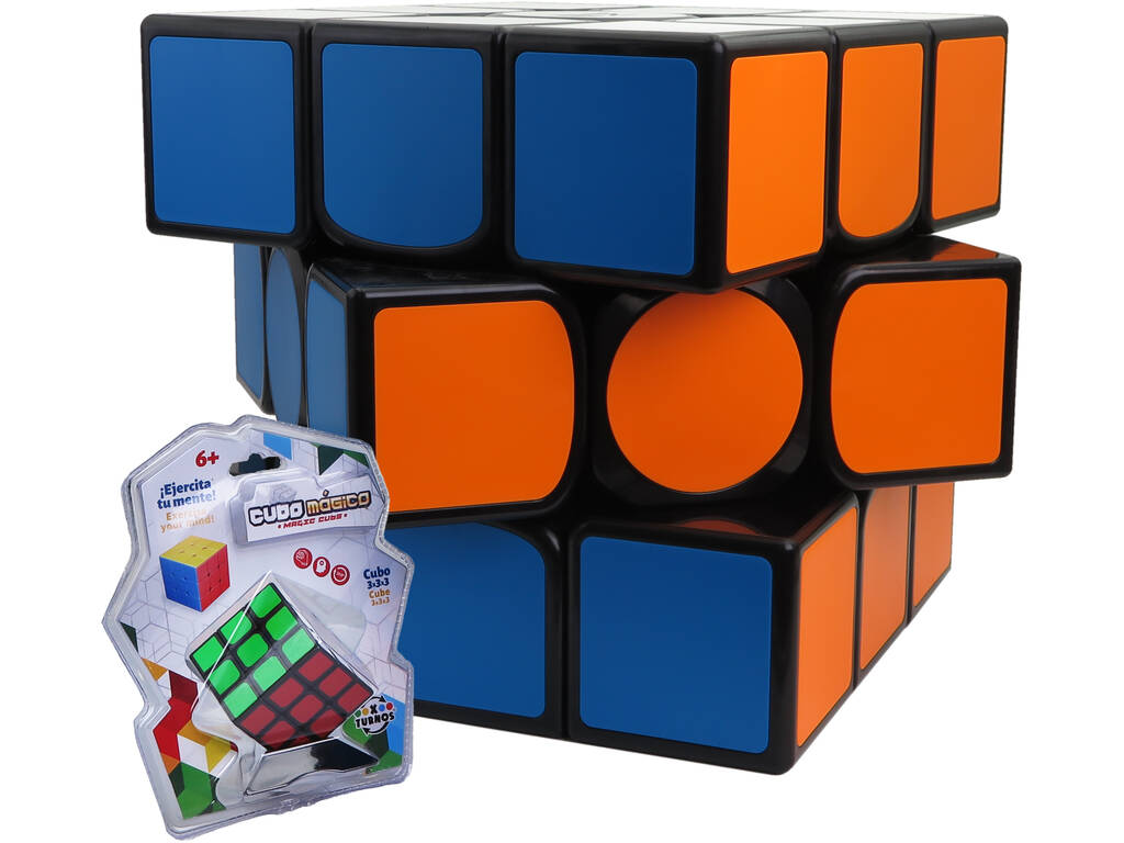 Super Cubo Puzzle Cores de 38x38x38 cm