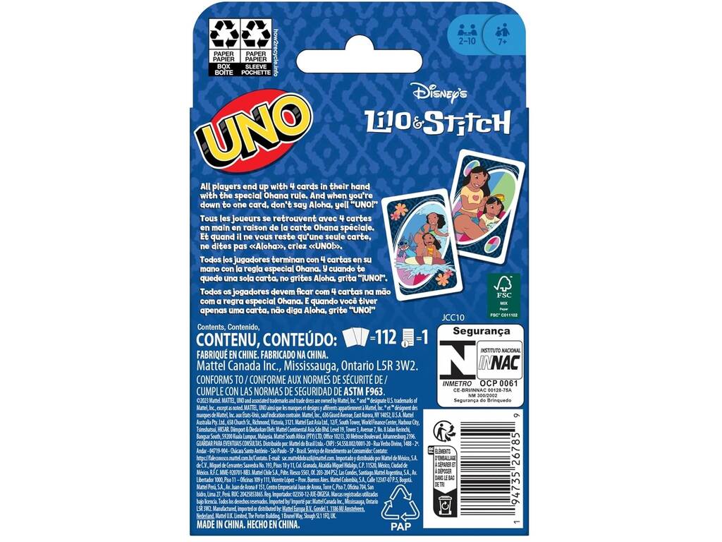 Uno Disney Lilo y Stitch