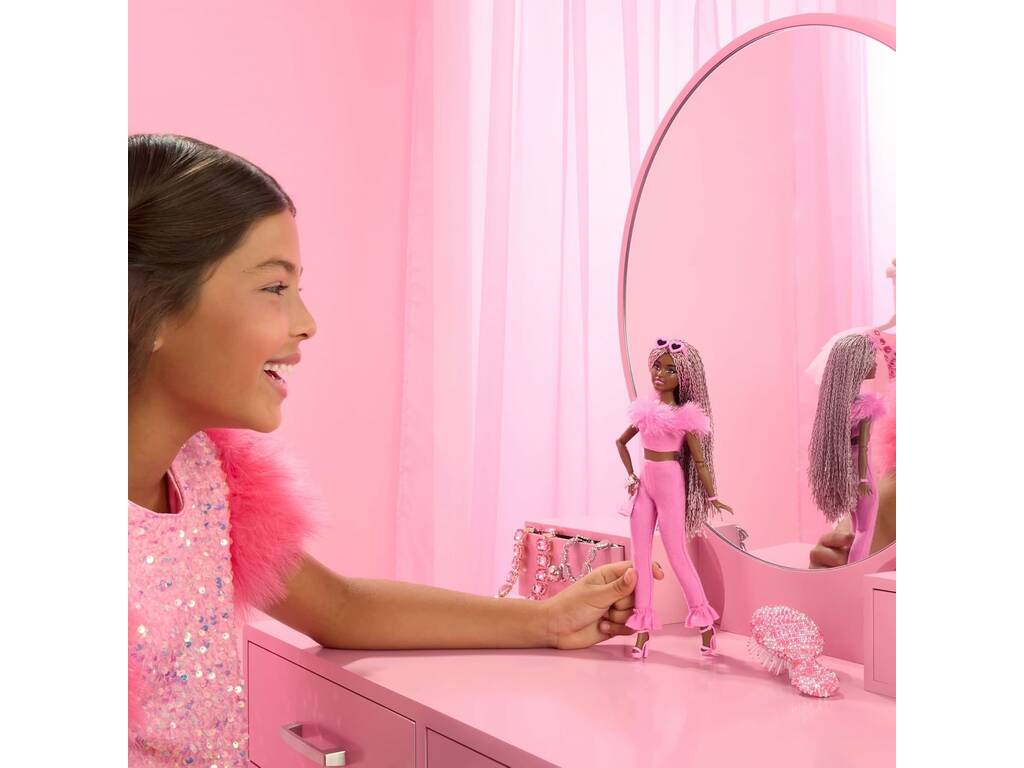 Barbie Deluxe Style Boneca com Tranças