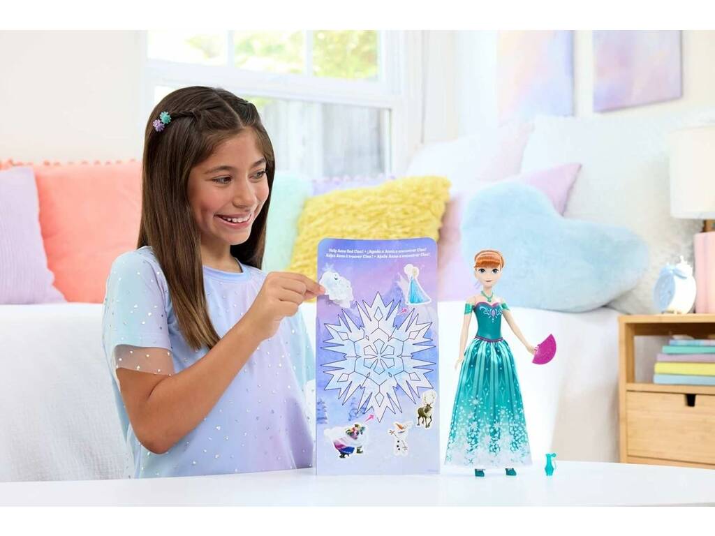 Disney Frozen Spin & Reveal Boneca Anna com Surpresas