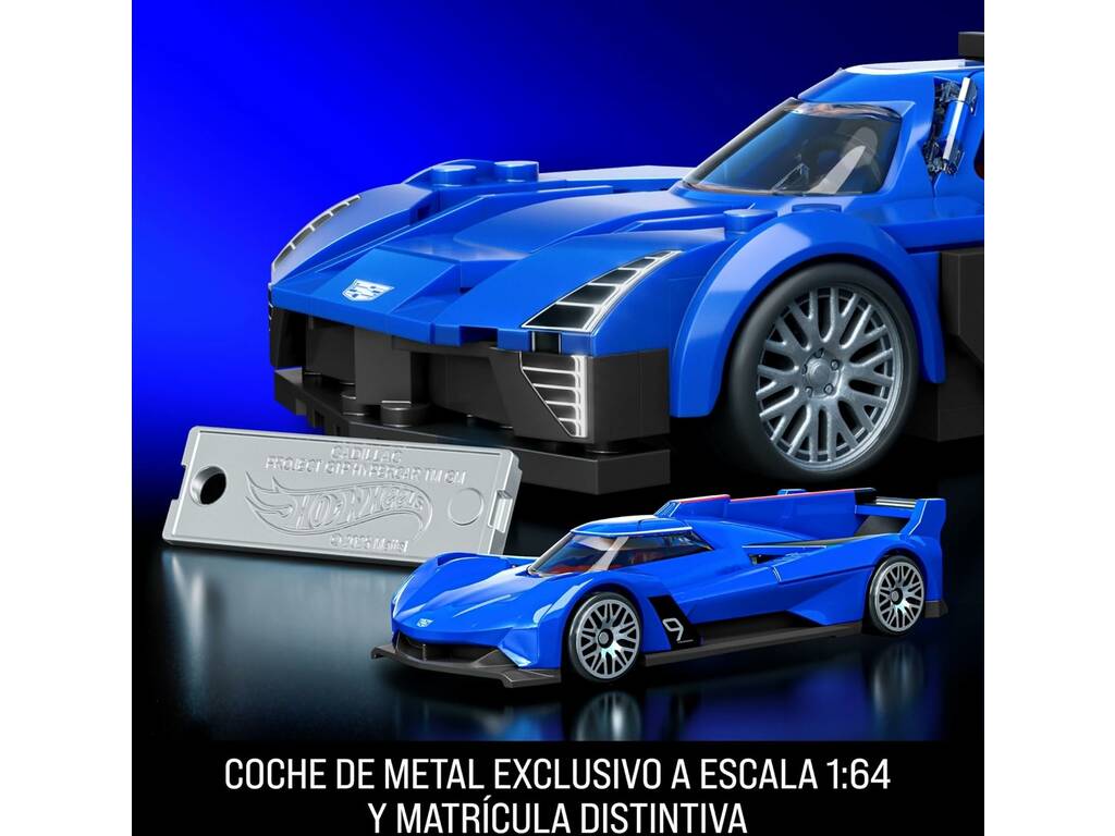 Hot Wheels Speed Series Cadillac Project GTP Hypercar, 236 pièces