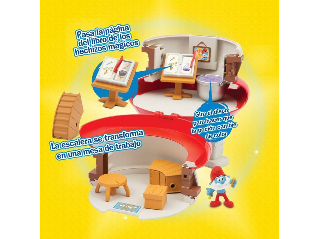 Jeu de Schtroumpfs La Maison du Grand Schtroumpf avec figurine