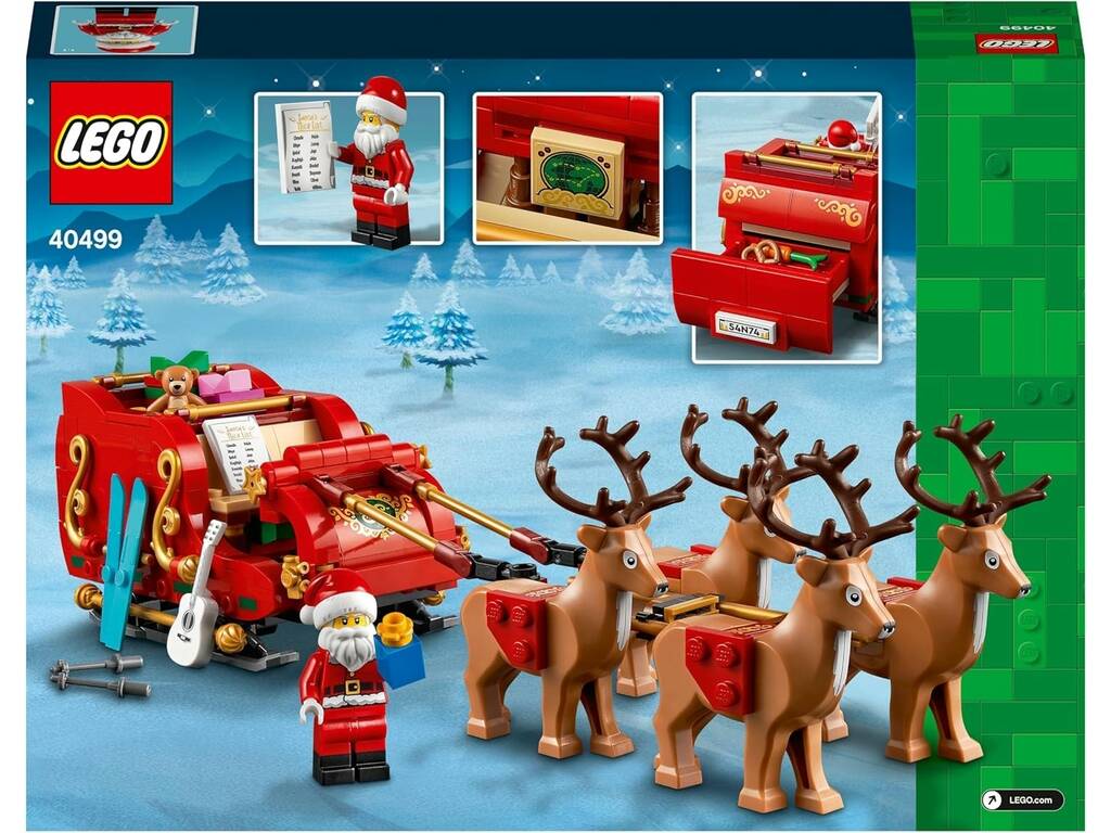 Traîneau Lego du Père Noël