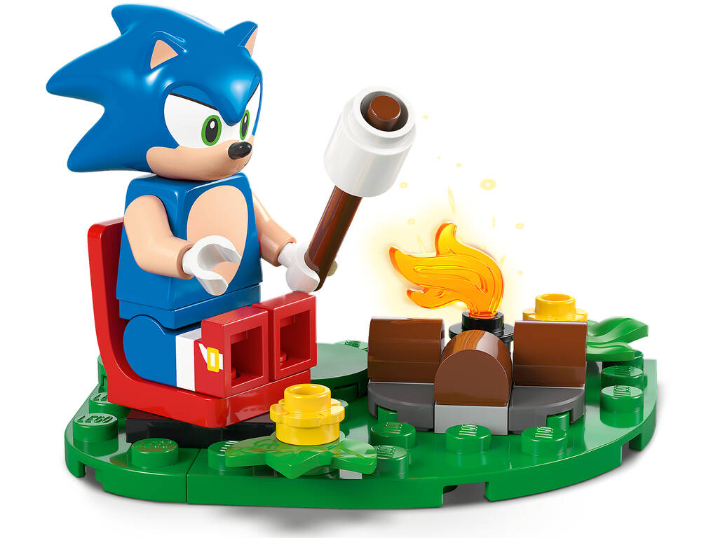 Lego Sonic The Hedgehog Sonic Battle at the Campfire 