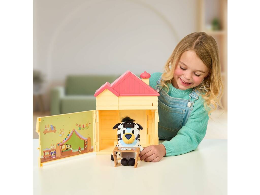 Bluey Casa com Peluche Surpresa