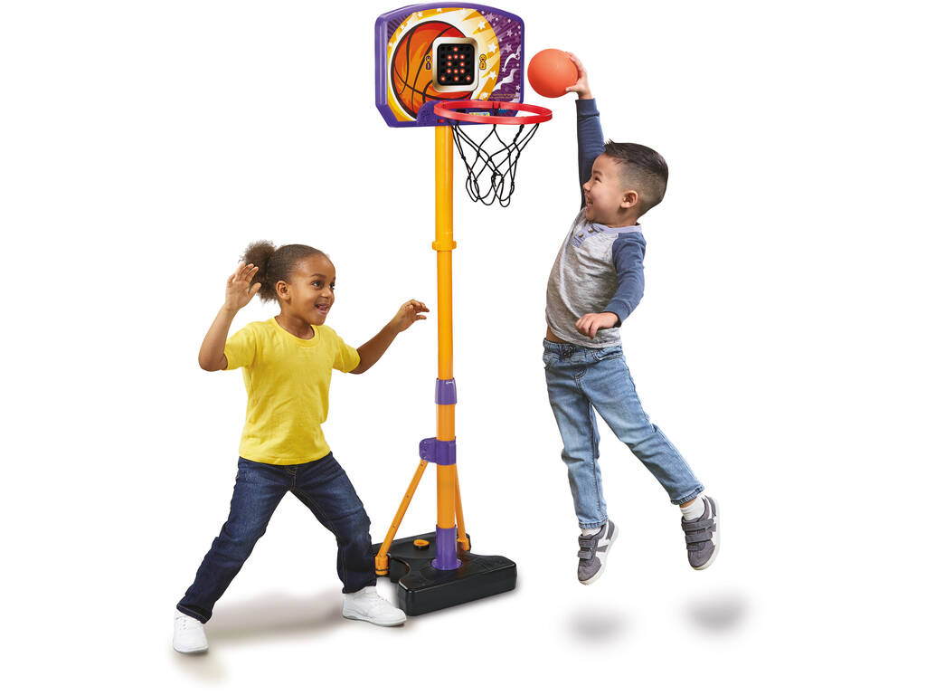 Panier de basket-ball avec affichage électronique