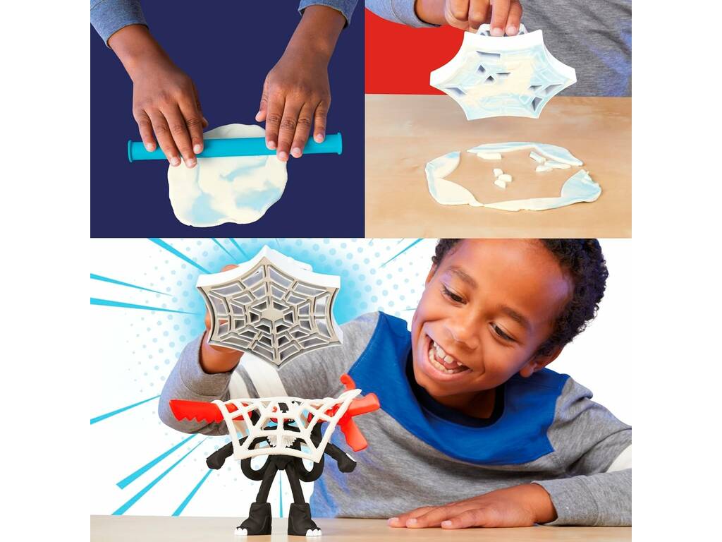 Playdoh Marvel Spiderman Lance et attrape