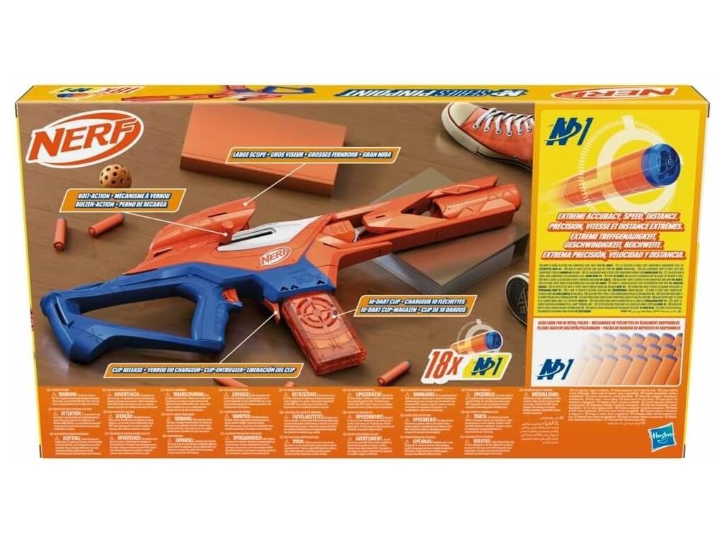 Lanceur Nerf N Series Pinpoint avec 18 fléchettes
