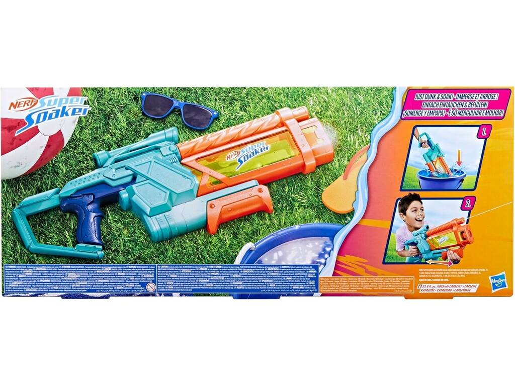 Lanceur d'eau Nerf Super Soaker Mega Dunk Fill
