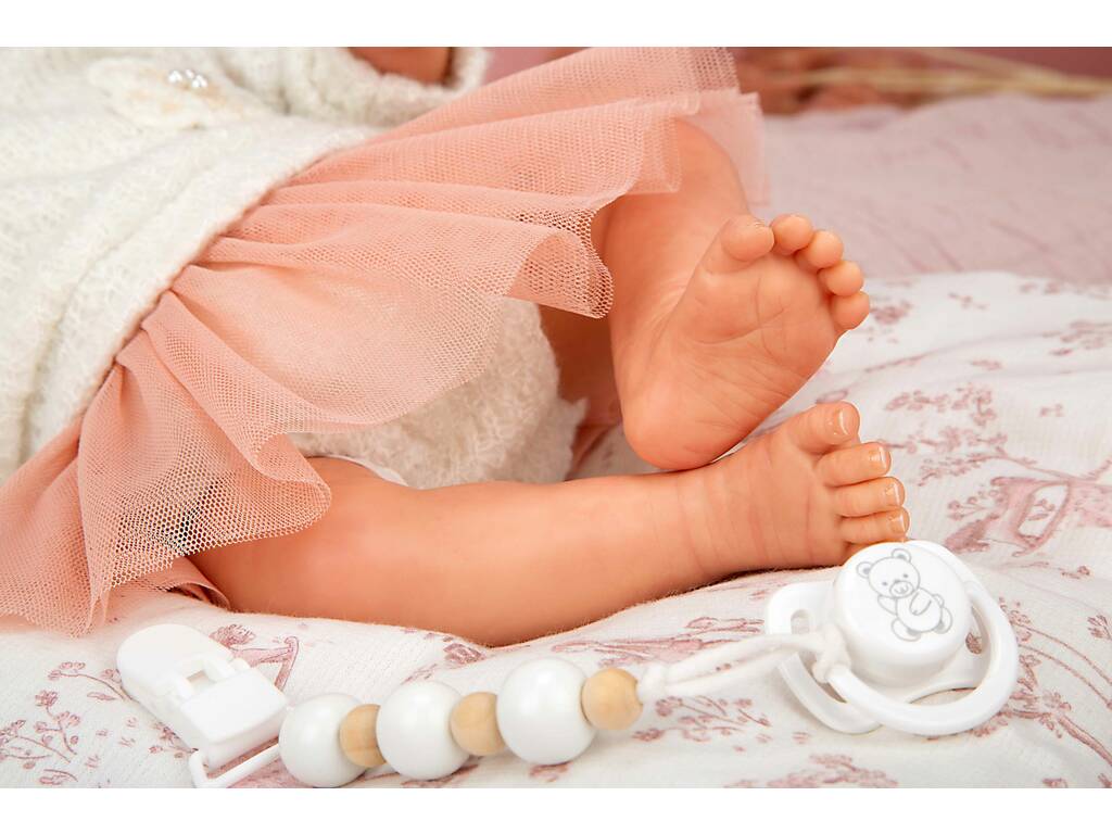 Poupée Reborn Julia Rosa de 40 cm avec coussin