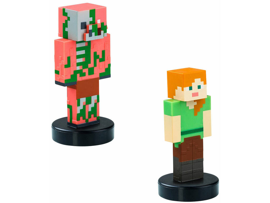 Minecraft 2 paquets de figurines estampillées