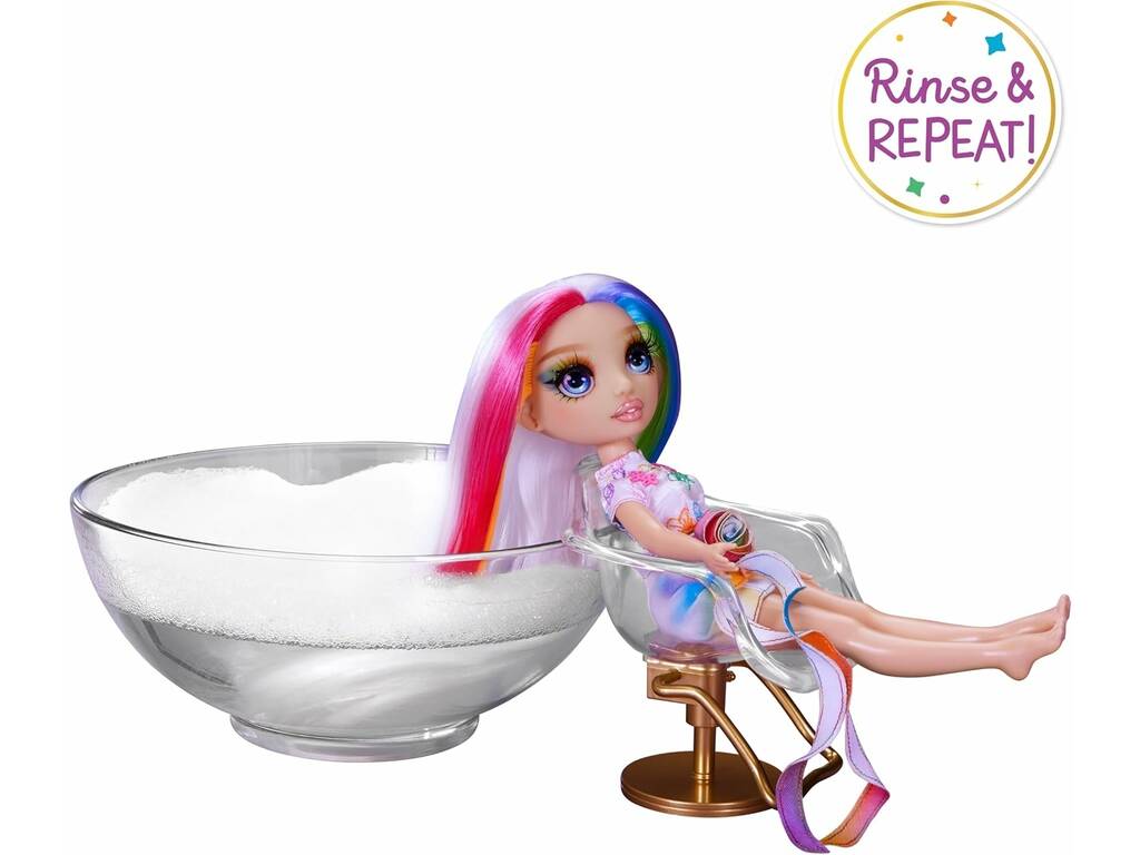 Poupée crayeuse et coiffeuse Rainbow High Hair Amaya Rainr