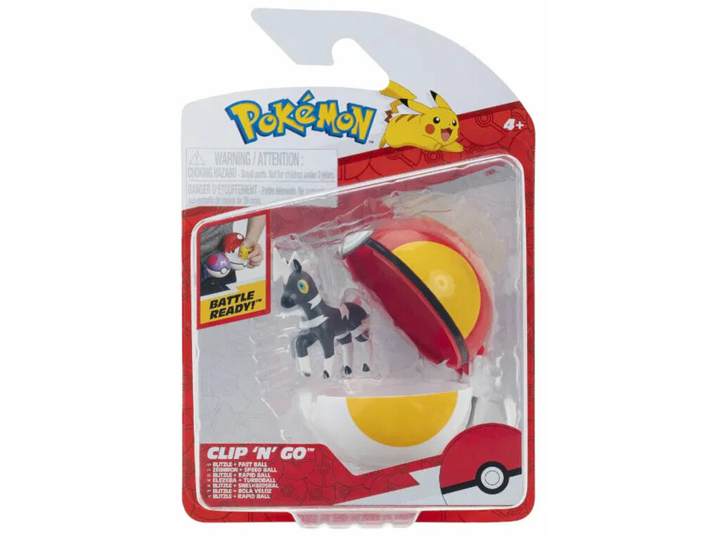 Figurine Pokémon Clip N Go avec balle
