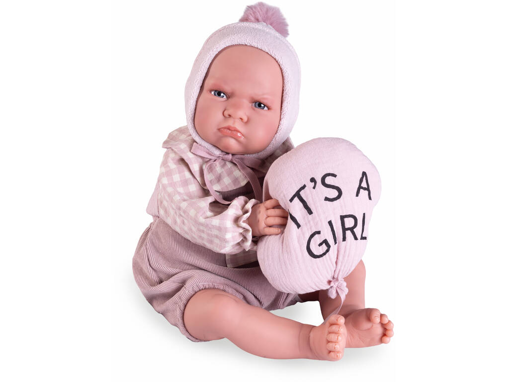 Poupée Bébé Ma première Reborn Berta de 52 Cm Avec Ballon 