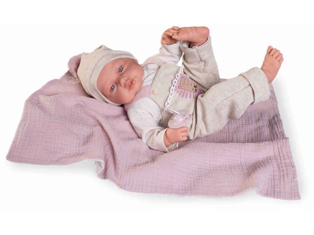Babydoo Baby Doll Posturitas 50 Cm Avec Couverture