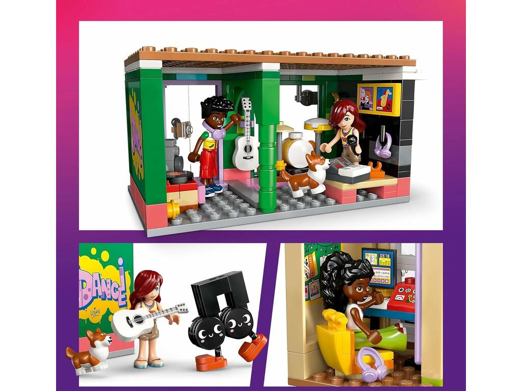 Lego Friends Appartement et magasin de musique