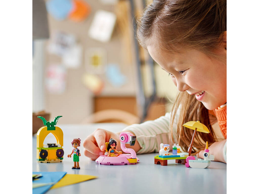 Lego Friends Fiesta en la Piscine avec Flamenco et Unicornio 