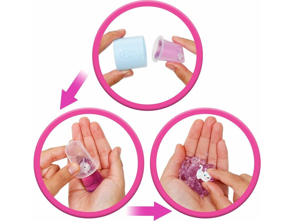 Barbie Party Unboxed Poupée avec palette violette et 10 surprises