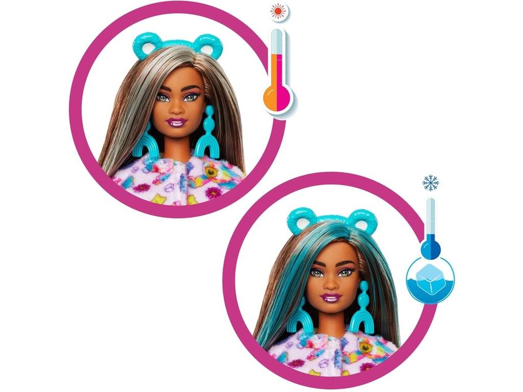 Barbie Cutie Reveal Oursons amoureux Poupée Bonnes vibrations