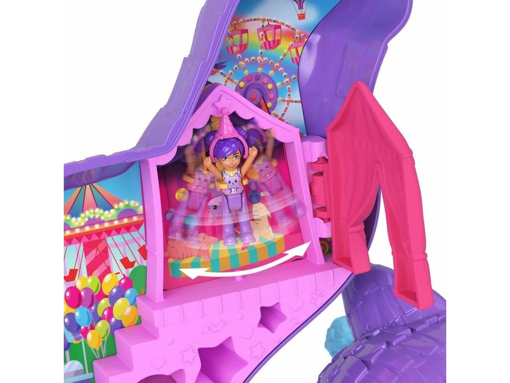 Polly Pocket Mini Dolls Partyland Coffre à chat