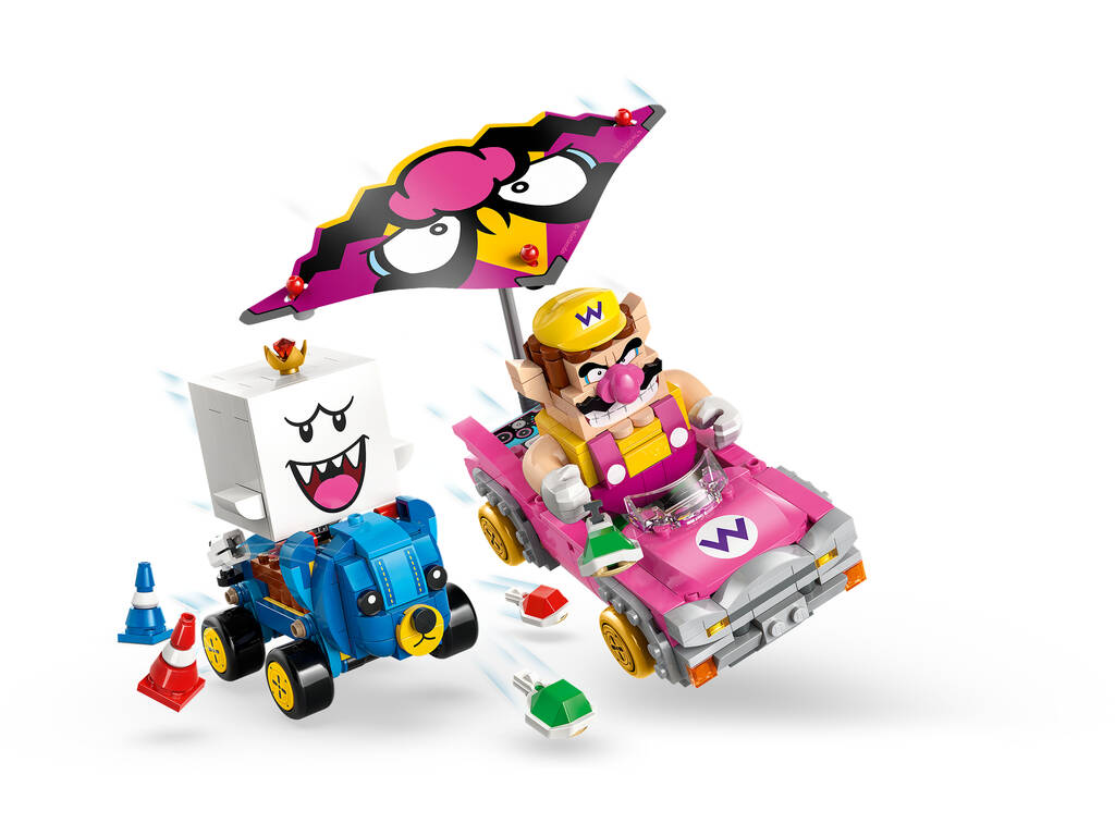 Lego Super Mario Mario Kart: Wario y Rey Boo