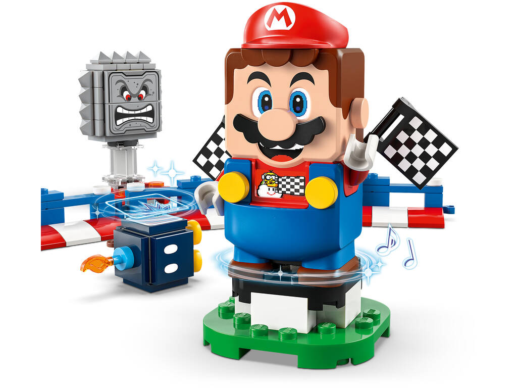 Lego Super Mario Mariokart Mario interactif et kart standard