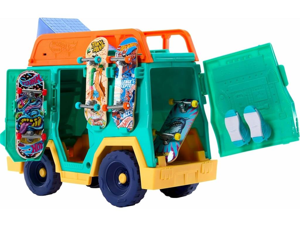 Hot Wheels Skate Van Tony Hawk avec accessoires