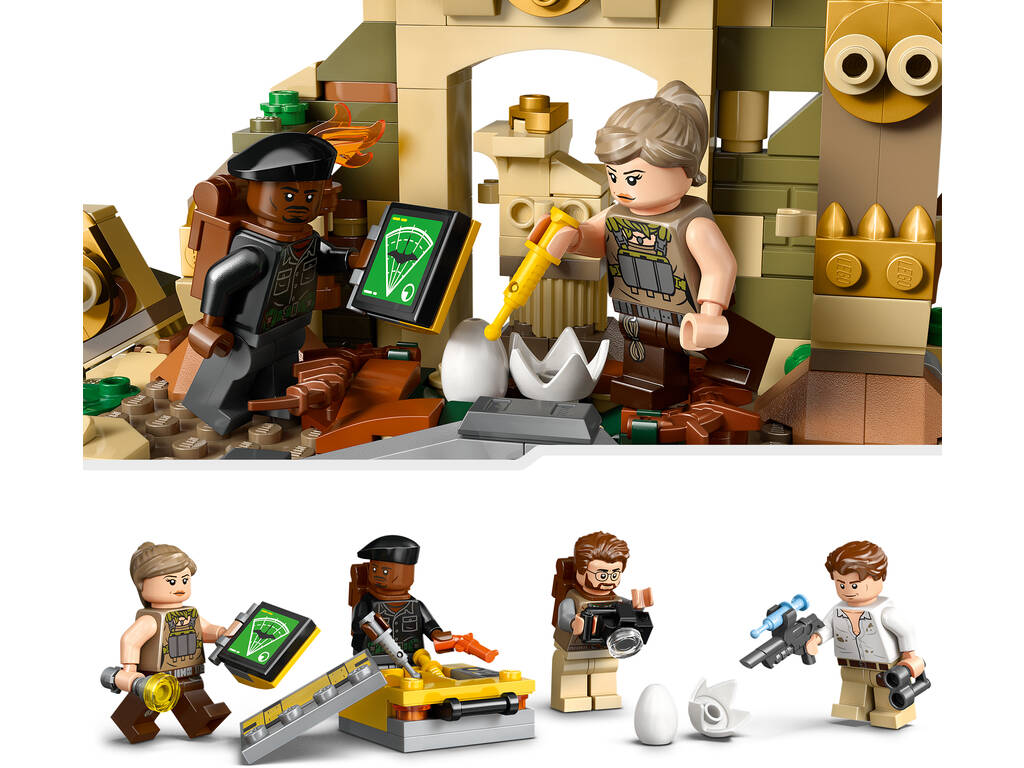 Lego Jurassic World Rebirth Misión Aérea: Spinosaurus y Quetzalcoatlus