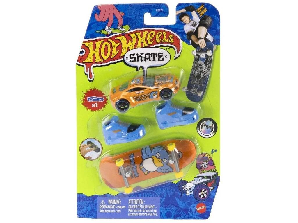 Voiture et patins Hot Wheels Skate