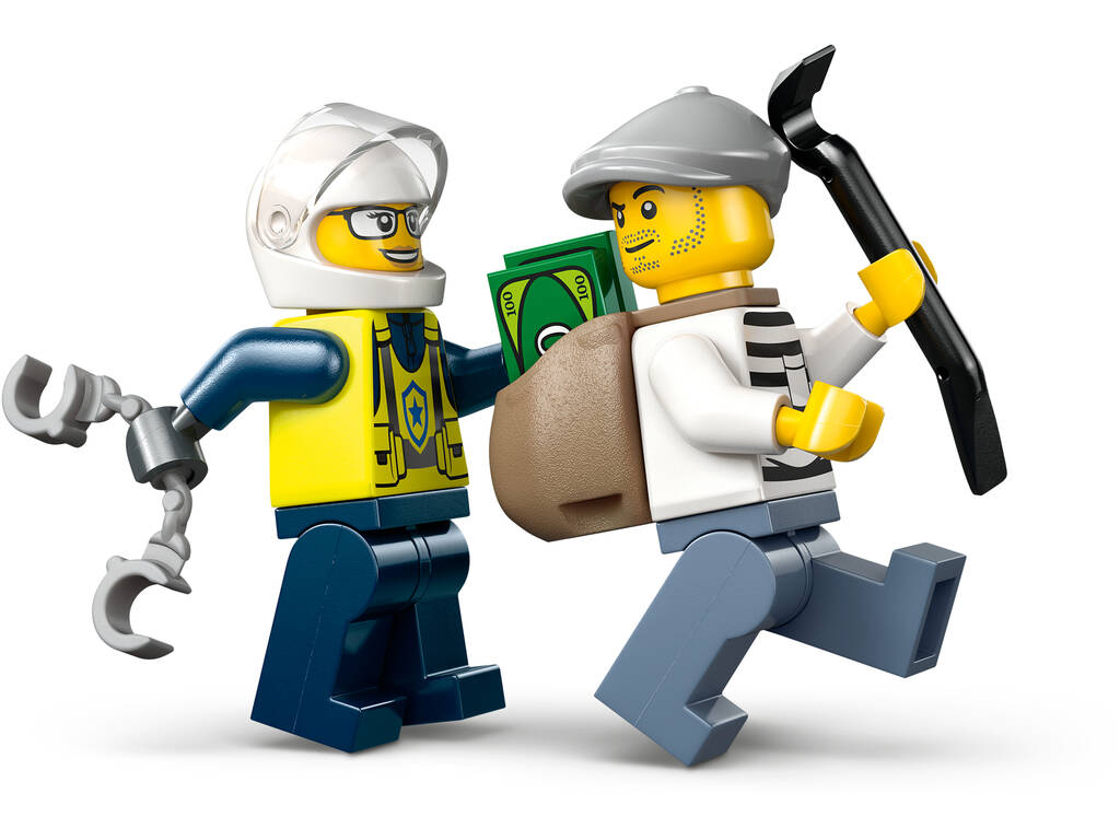 Lego City Persecución en Moto de Policia