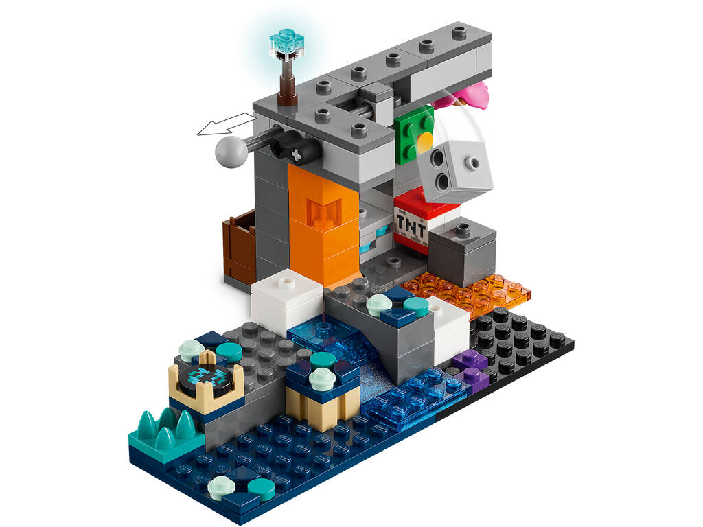 Lego Minecraft La rencontre avec le gardien