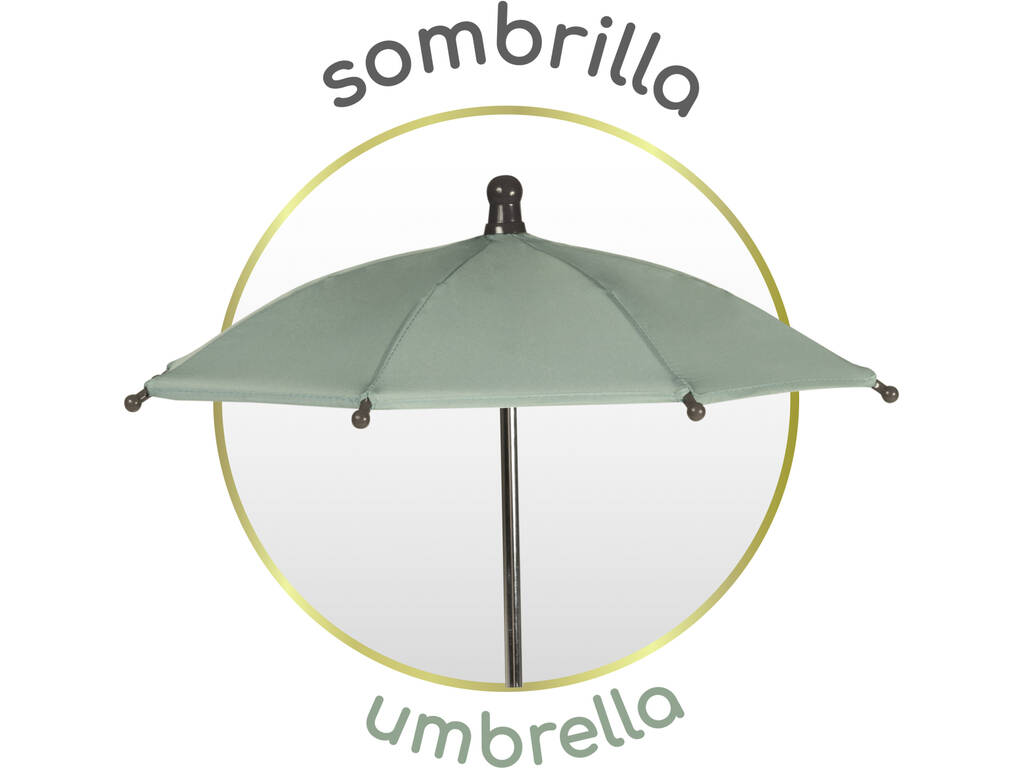 Poussette Capriccio avec sac à main et ombrelle