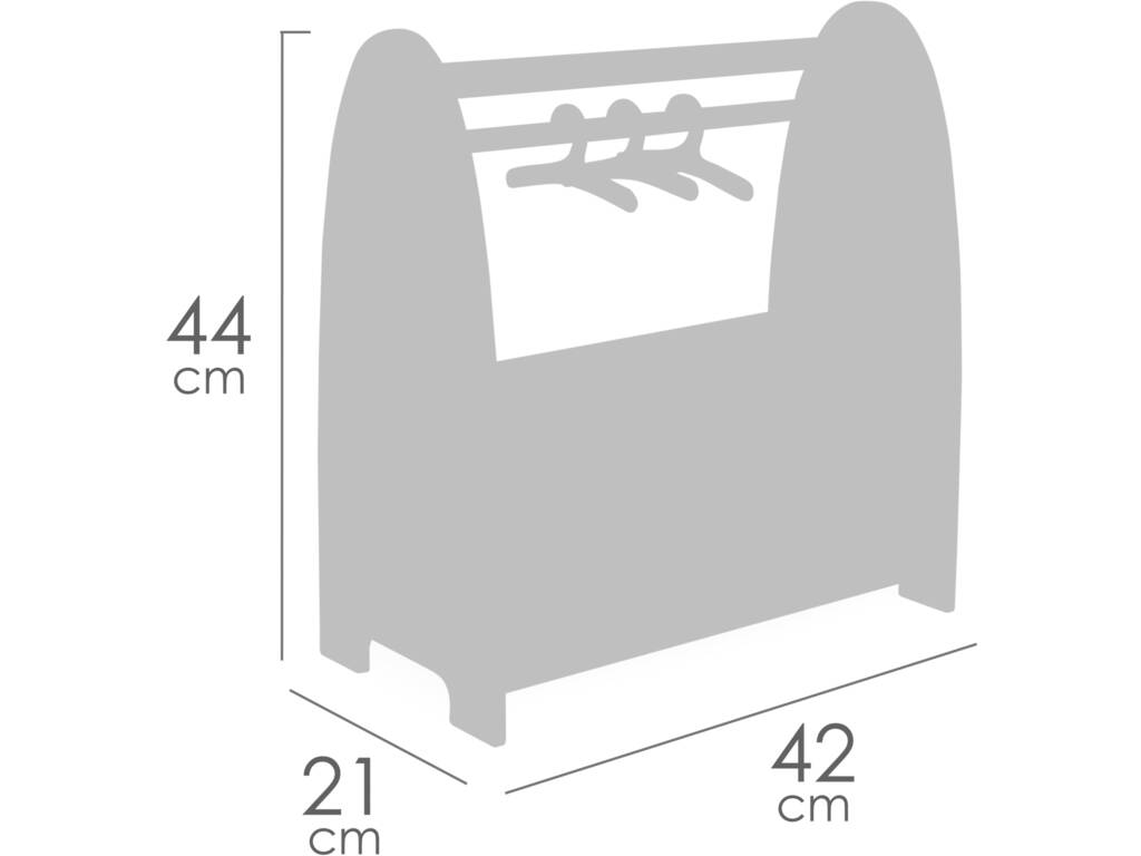 Armoire ouverte en bois Tulipe