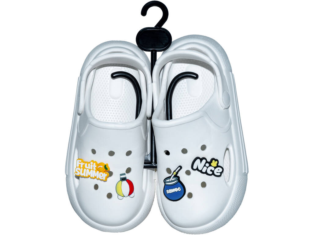 Sabots EVA perforés pour enfants Blanc Taille 24
