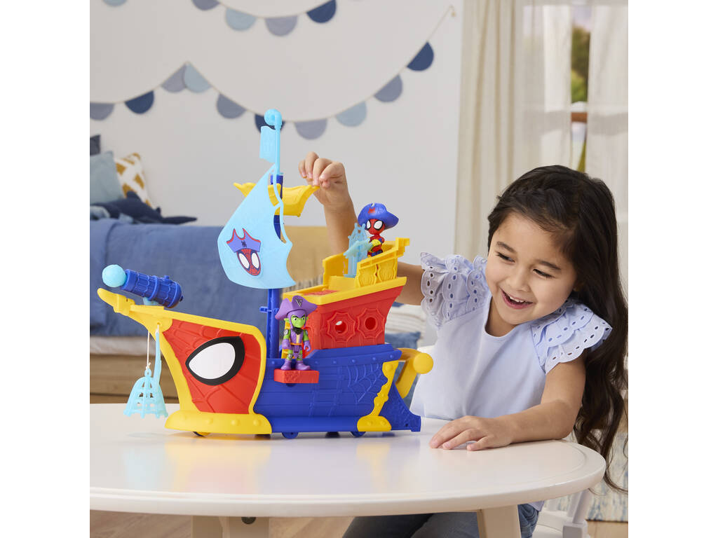 Spidey Waterwebs Barco Pirata