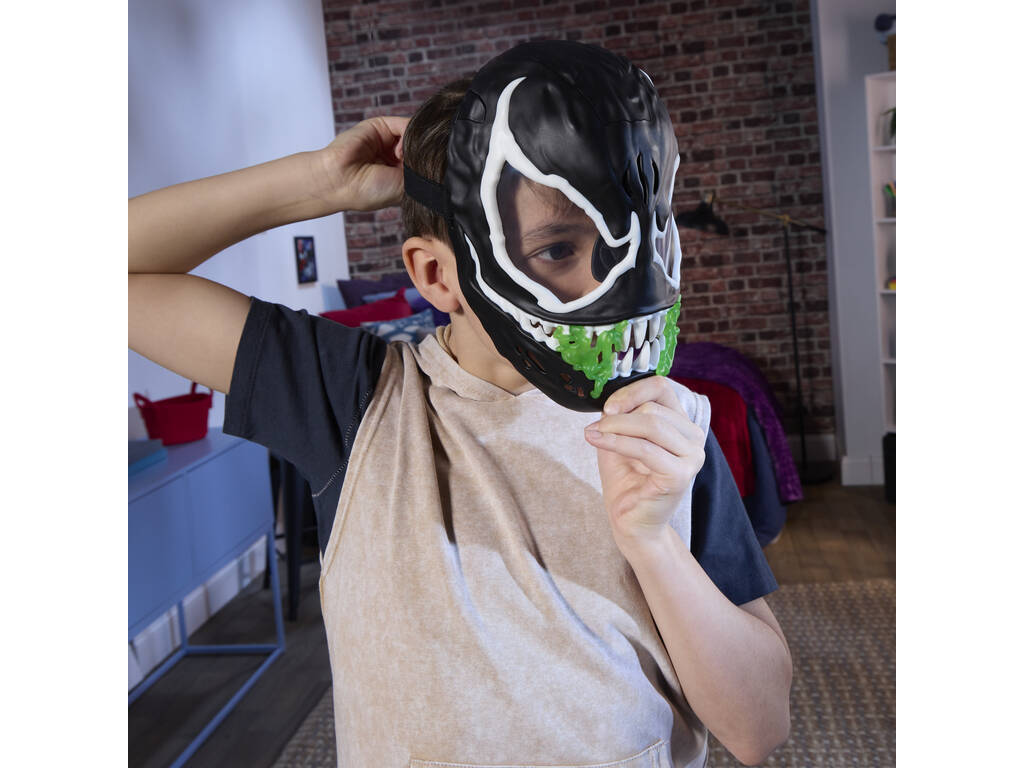 Marvel Spiderman Masque Venom Fluorescent avec Sons